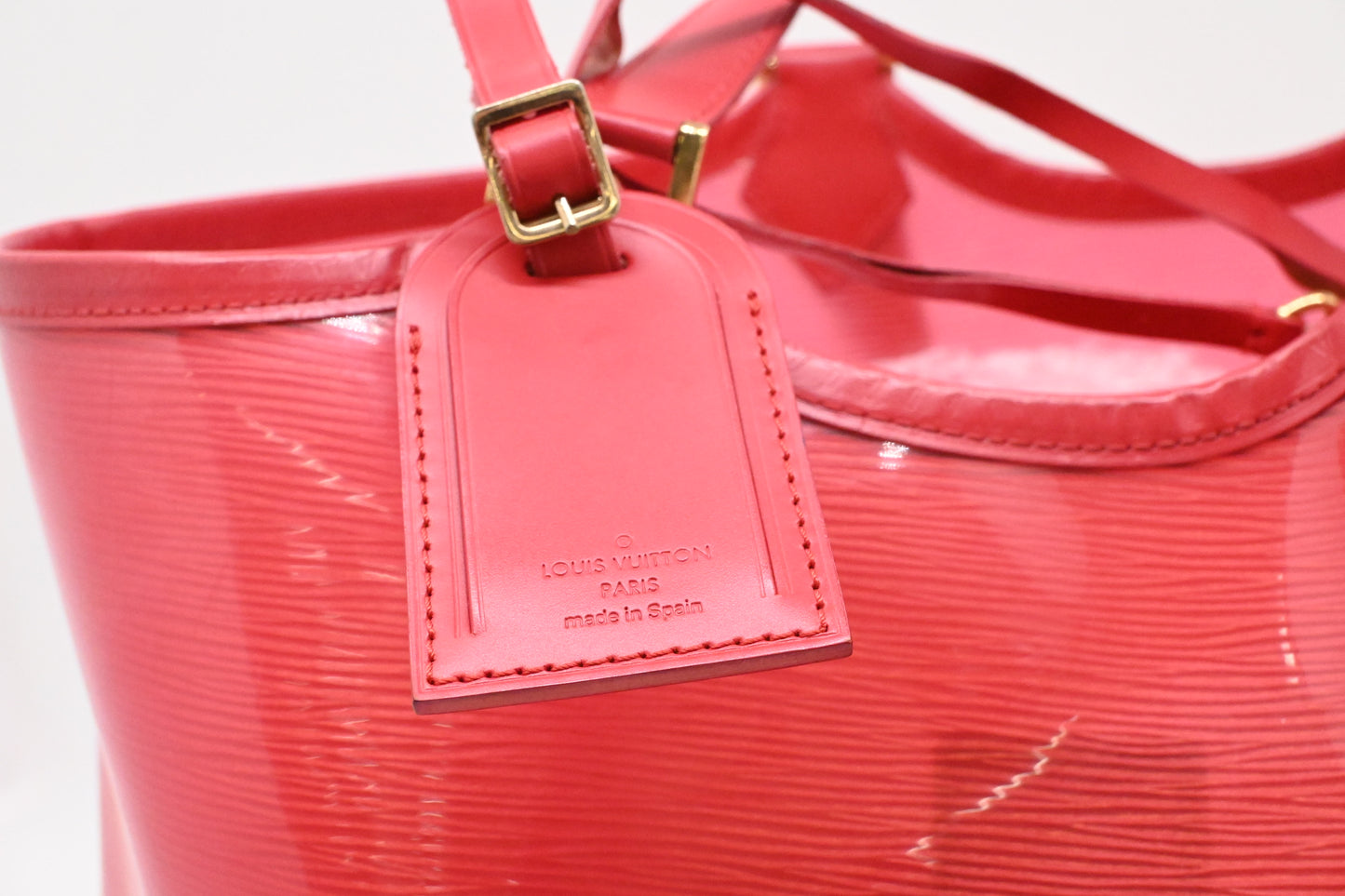 Louis Vuitton Plage Lagoon Bay Tote in Red Epi Vinyl