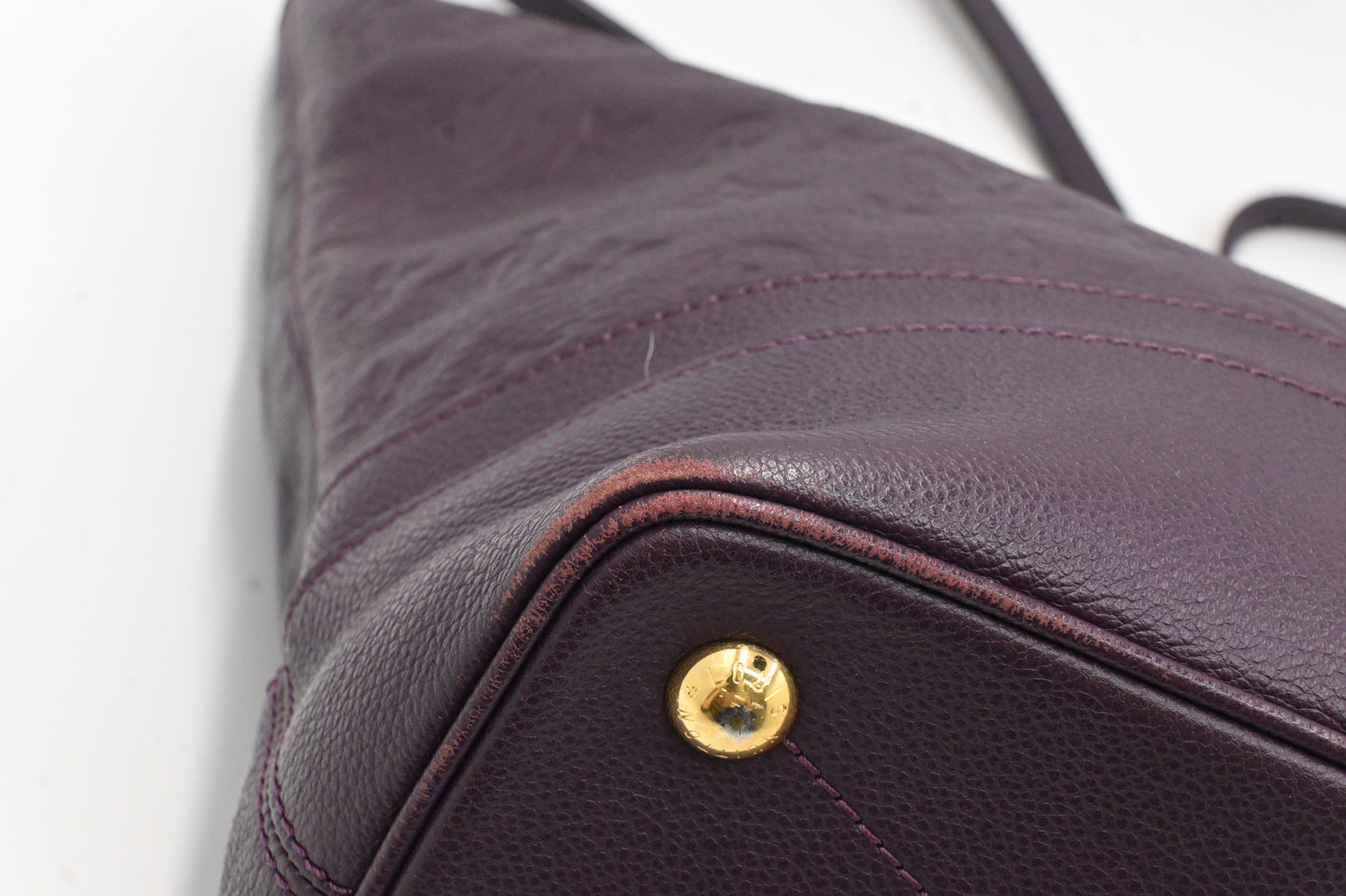 Louis Vuitton Citadine in Purple Empreinte Leather