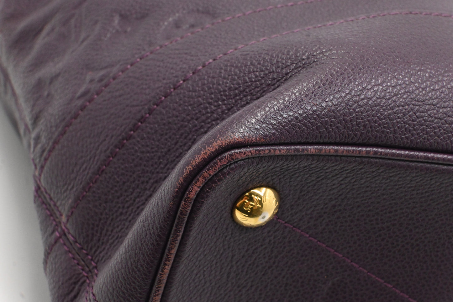Louis Vuitton Citadine in Purple Empreinte Leather