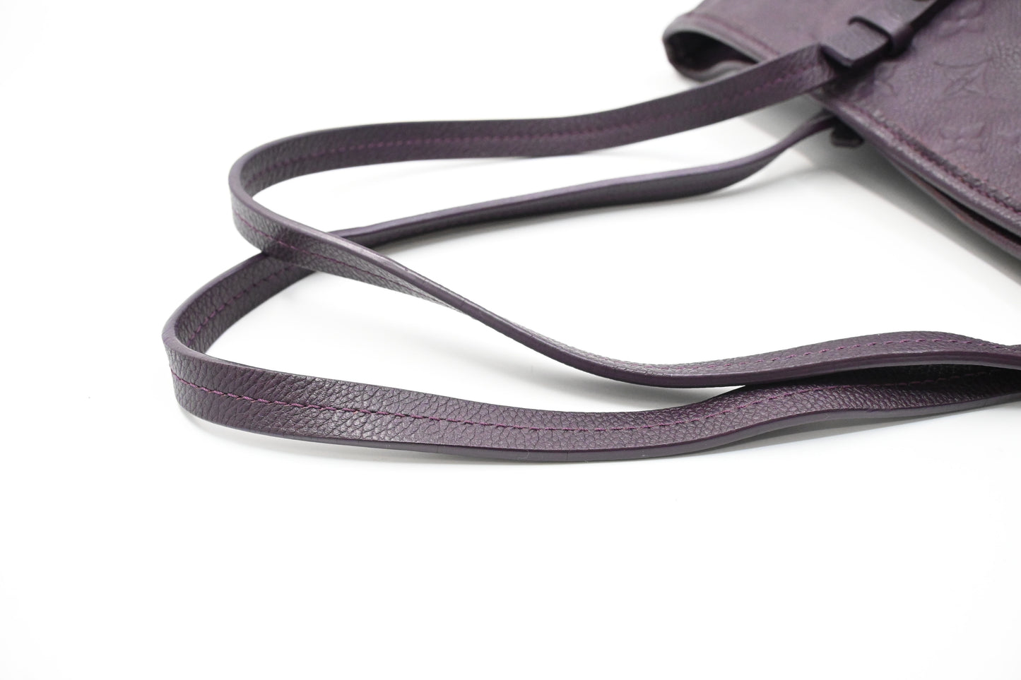 Louis Vuitton Citadine in Purple Empreinte Leather