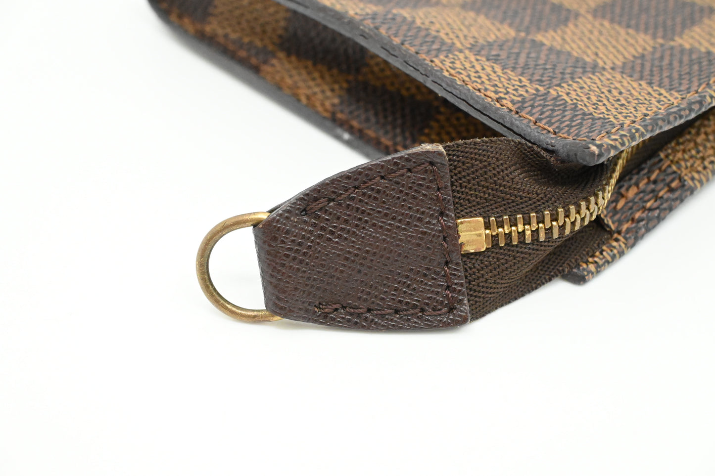 Louis Vuitton Bucket Pouch PM in Damier Ebene Canvas