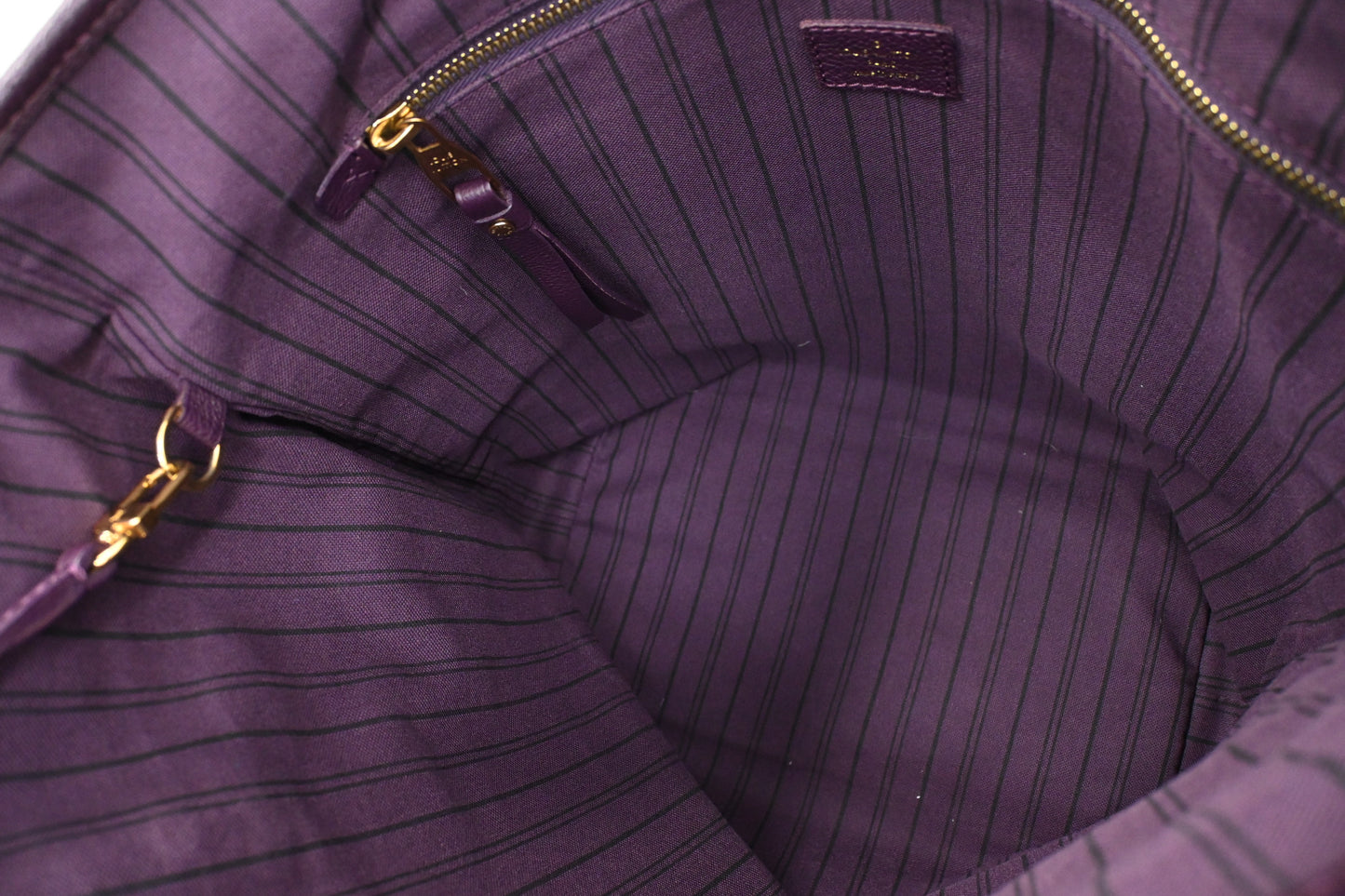 Louis Vuitton Citadine in Purple Empreinte Leather