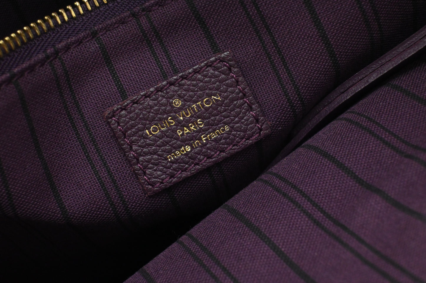 Louis Vuitton Citadine in Purple Empreinte Leather