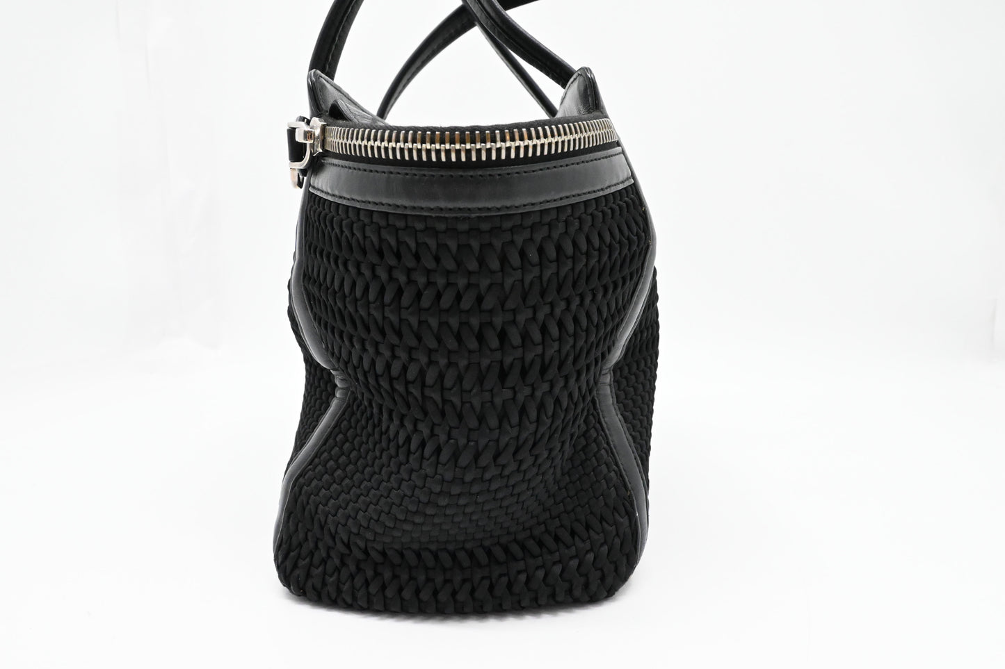 Ferragamo Verve Tote in Black Nylon