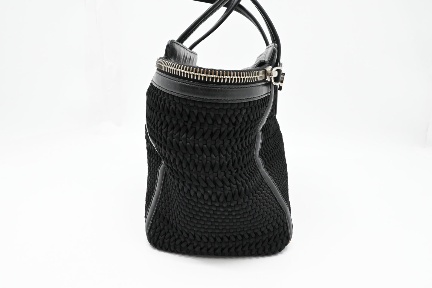 Ferragamo Verve Tote in Black Nylon