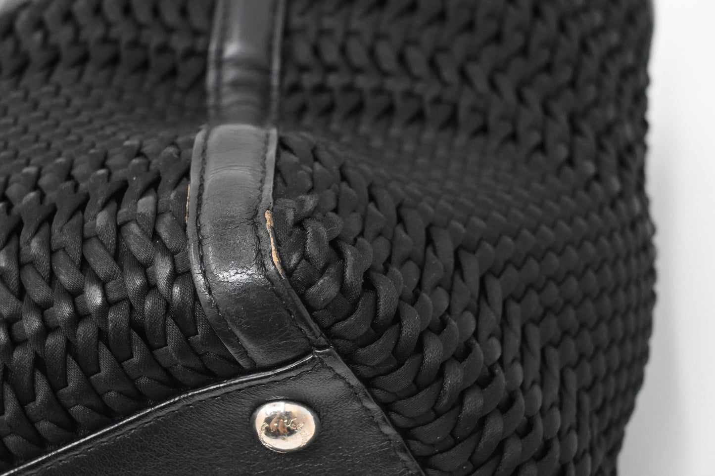 Ferragamo Verve Tote in Black Nylon