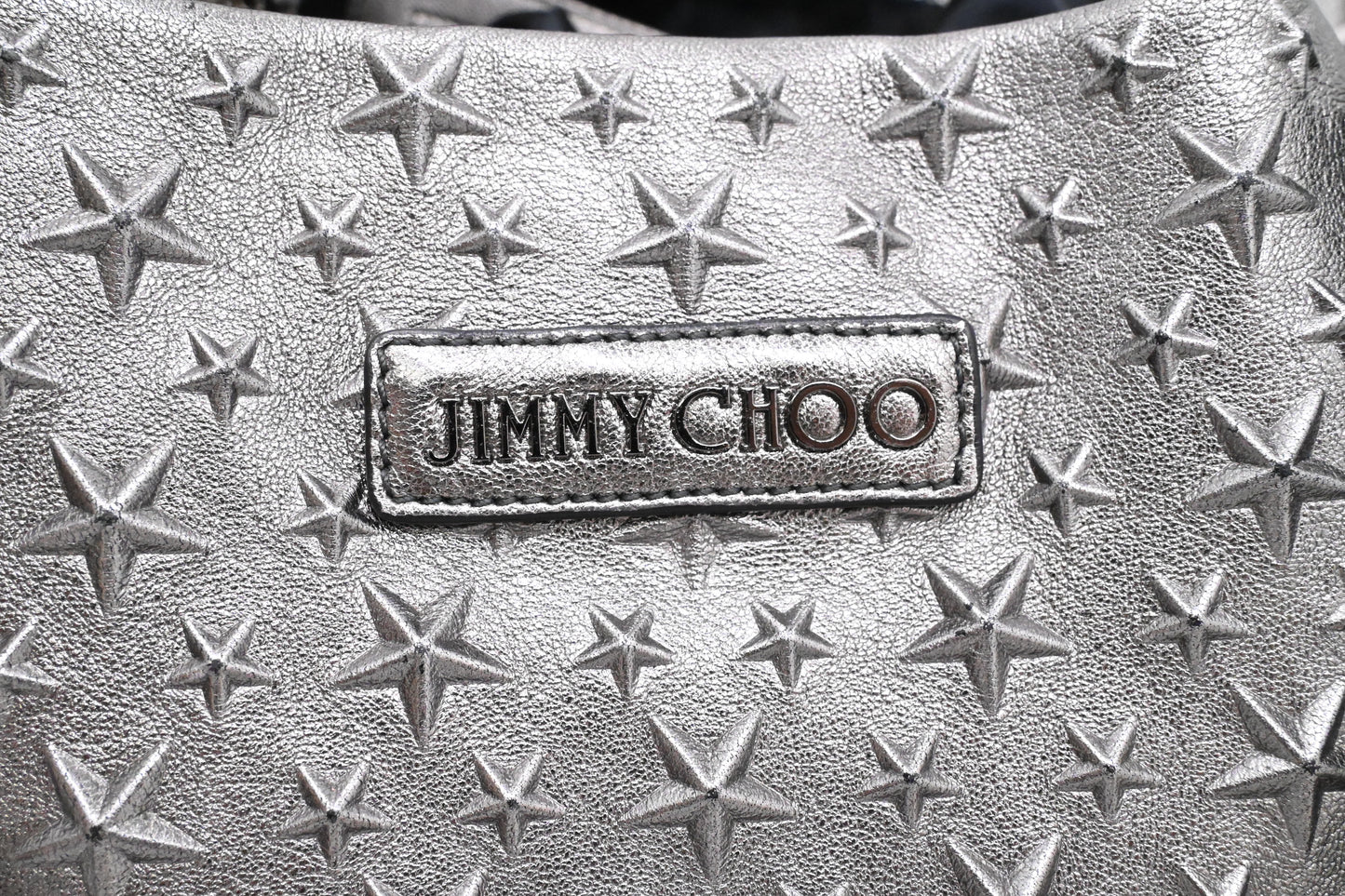 Jimmy Choo Tote in Star Silver Leather