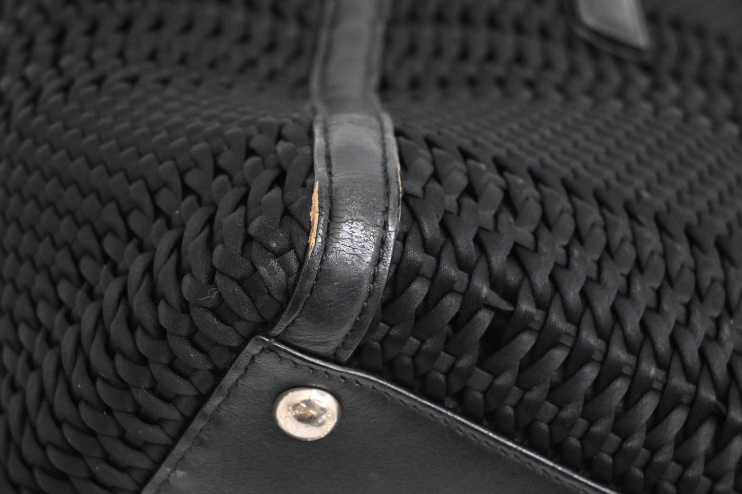 Ferragamo Verve Tote in Black Nylon