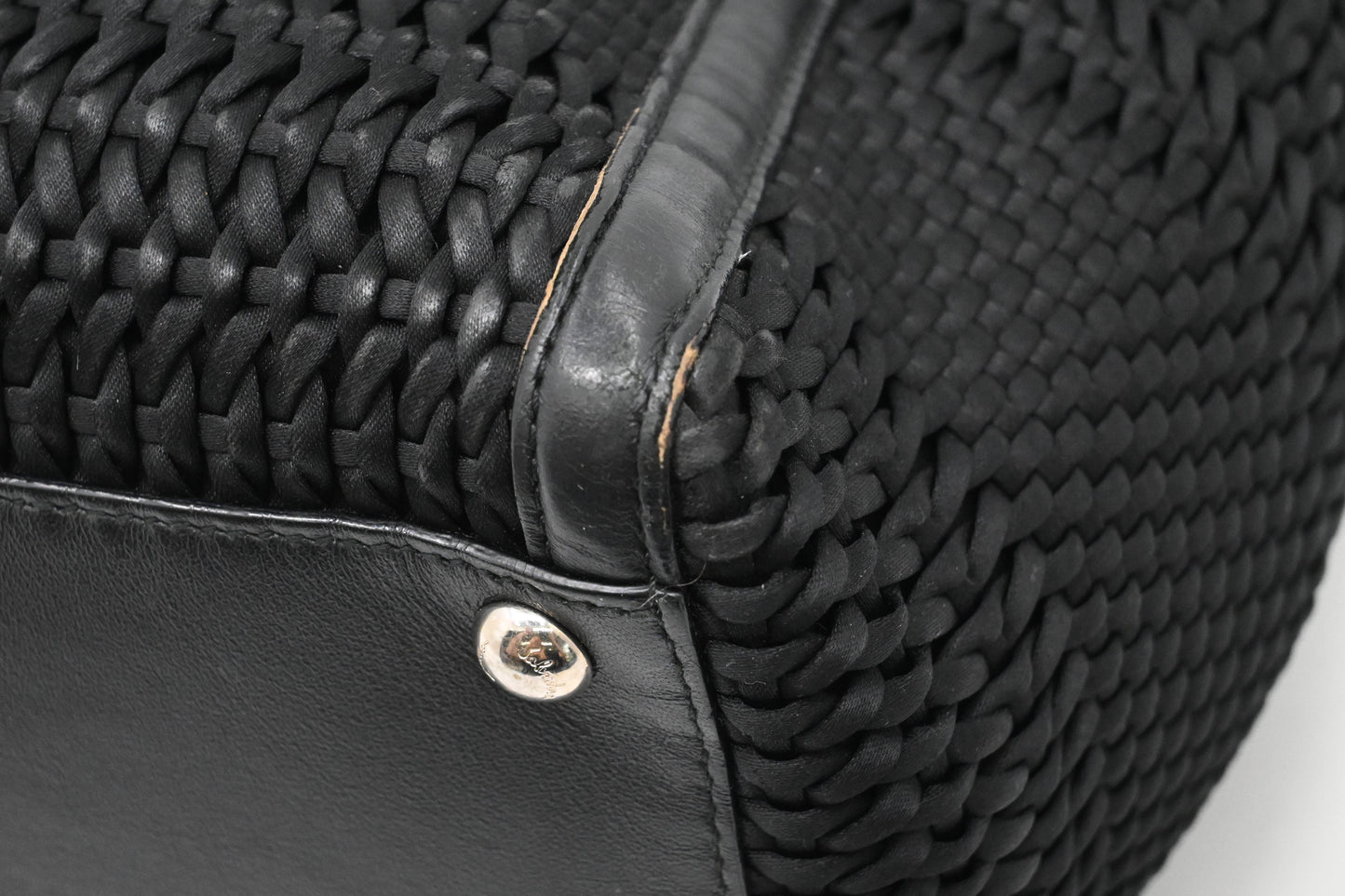 Ferragamo Verve Tote in Black Nylon