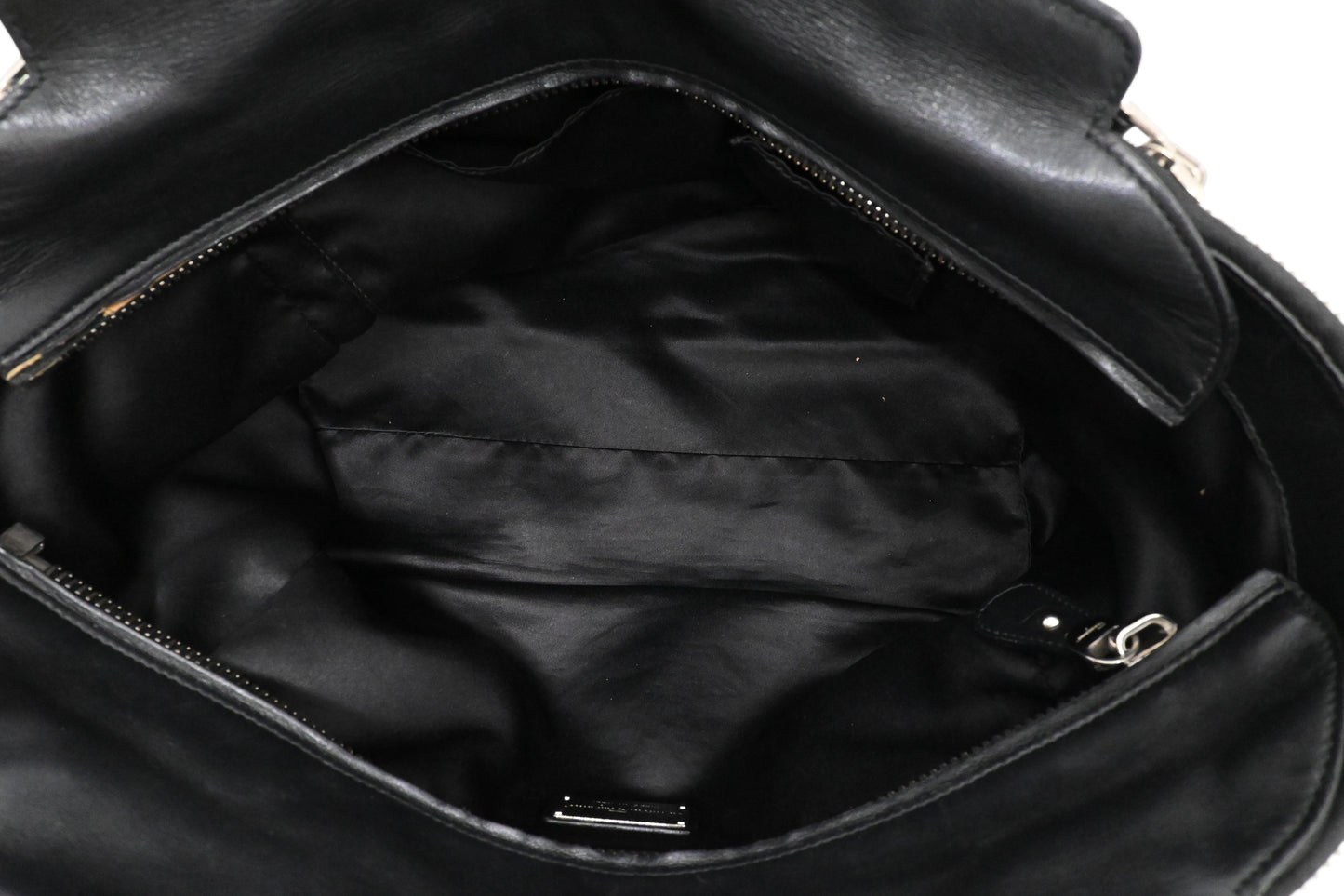 Ferragamo Verve Tote in Black Nylon