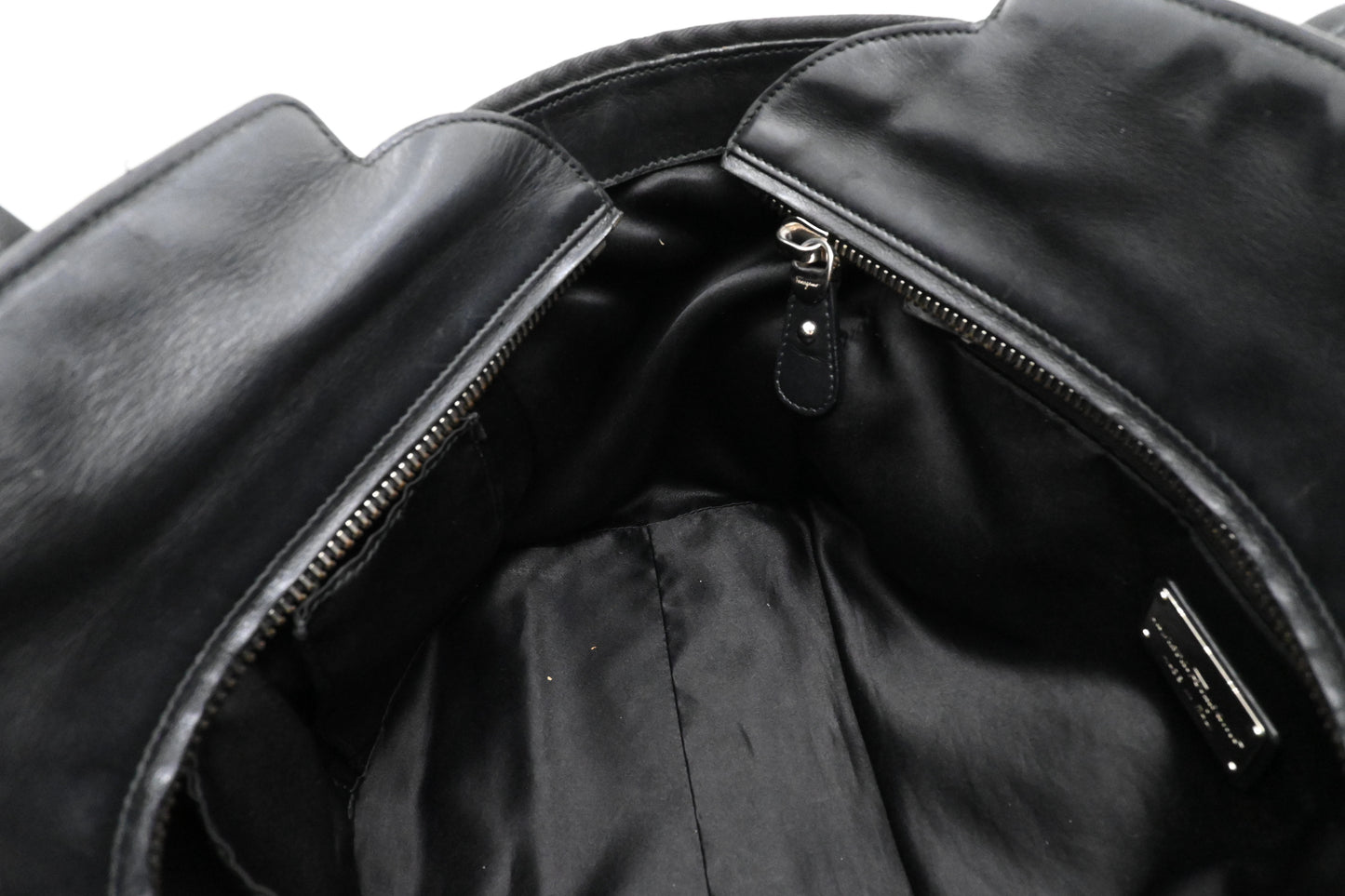 Ferragamo Verve Tote in Black Nylon