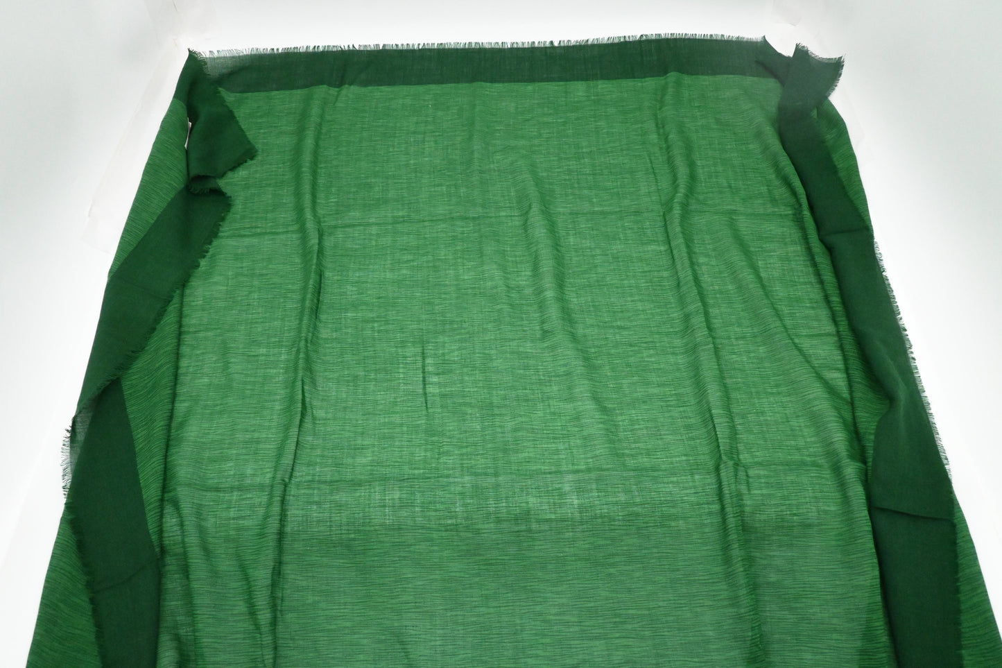Louis Vuitton Shawl in Green Wool and Silk