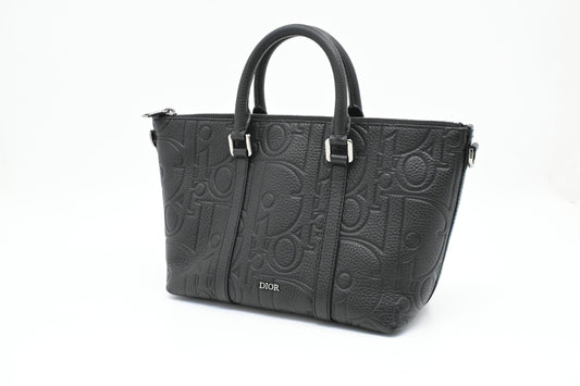 Dior Weekender 25 in Black Gravity Leather