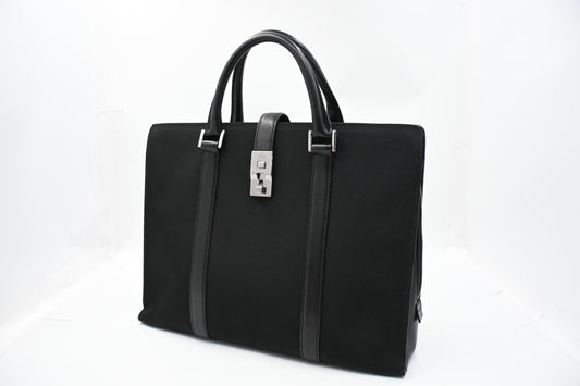 Gucci Business Bag in Black Canvas