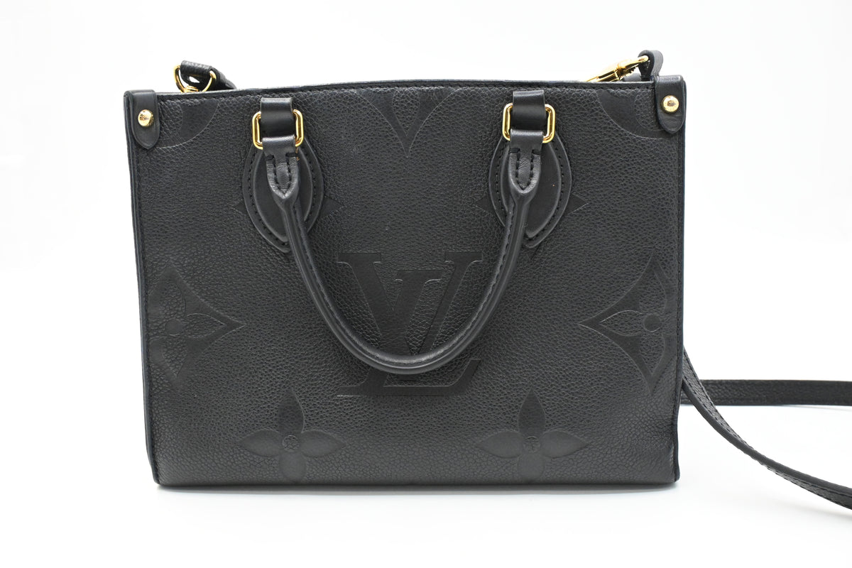 Louis Vuitton OnTheGo PM in Black Empreinte Leather