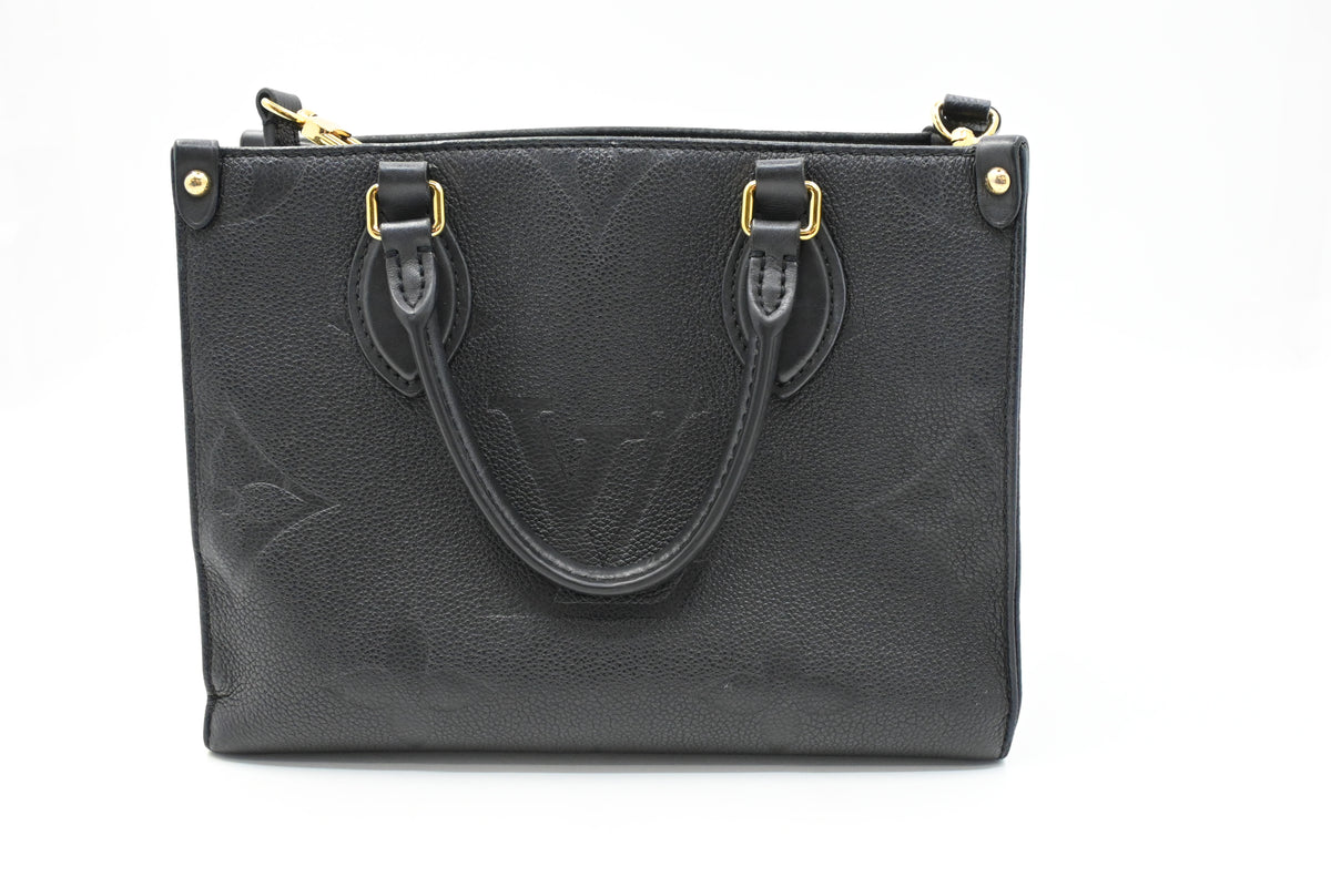 Louis Vuitton OnTheGo PM in Black Empreinte Leather