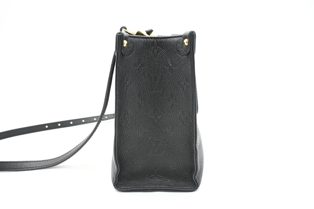 Louis Vuitton OnTheGo PM in Black Empreinte Leather