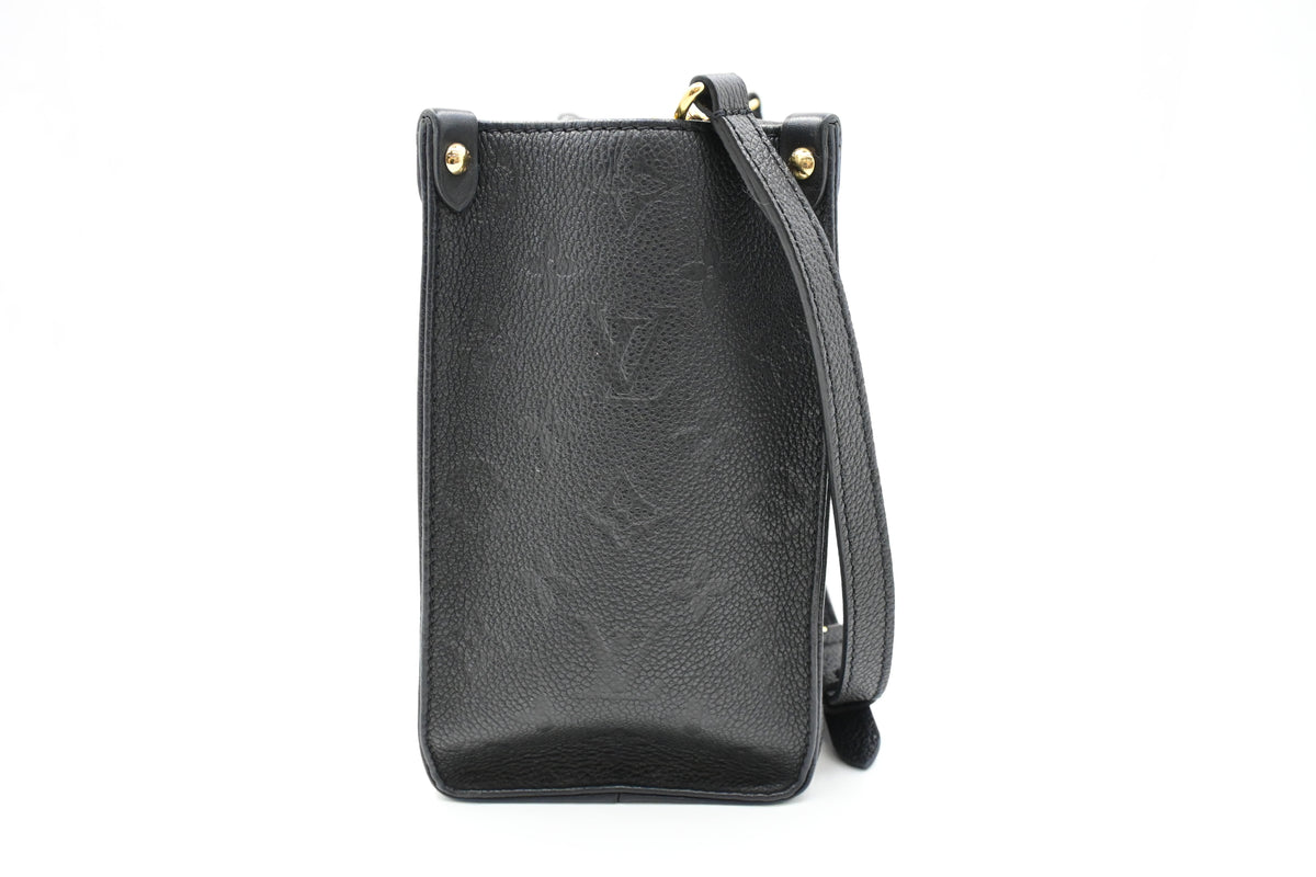 Louis Vuitton OnTheGo PM in Black Empreinte Leather