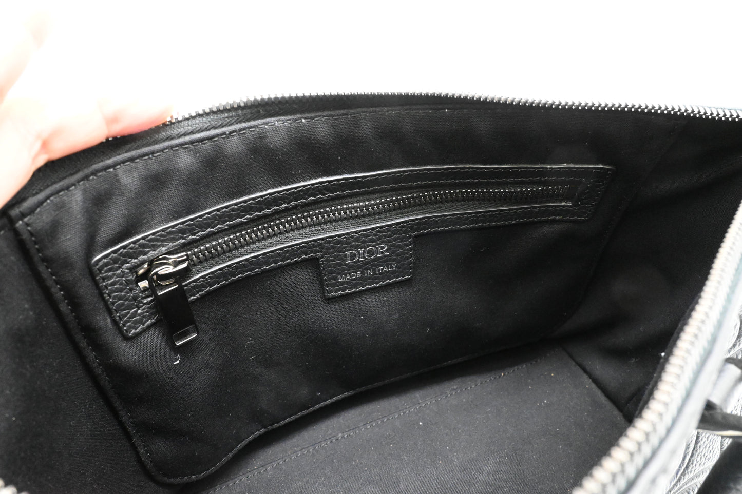 Dior Weekender 25 in Black Gravity Leather