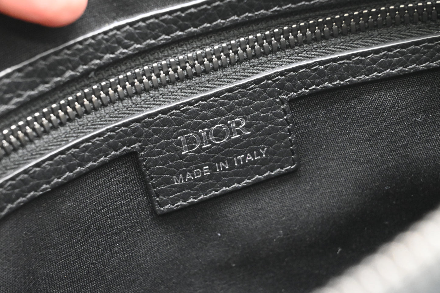 Dior Weekender 25 in Black Gravity Leather