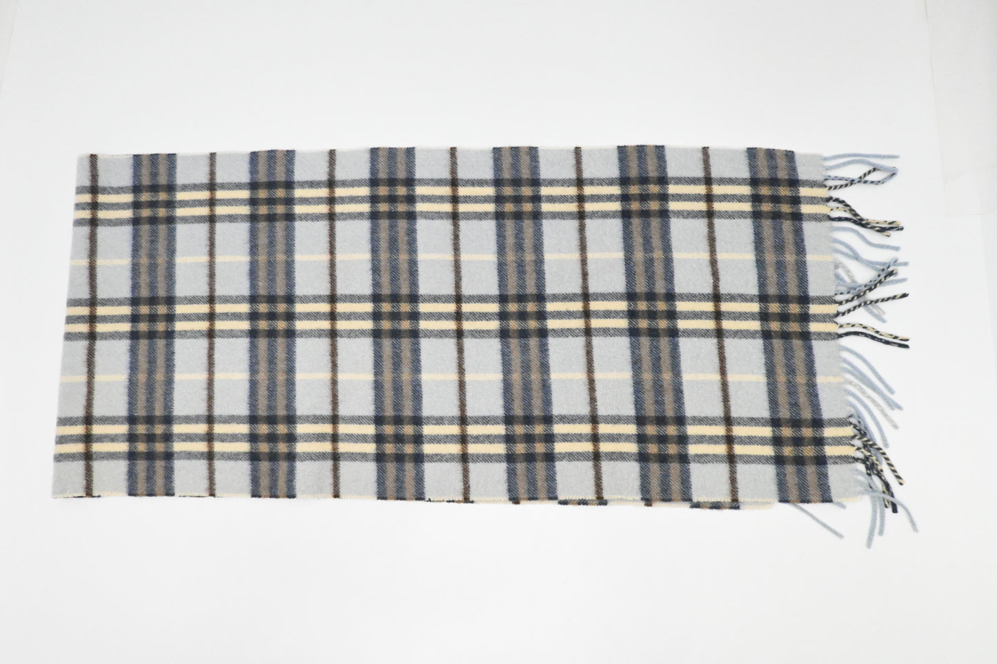 Burberry Scarf in Light Blue Cashmere