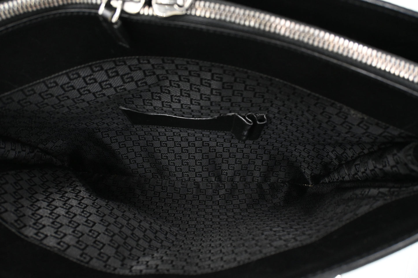 Gucci Business Bag in Black Canvas