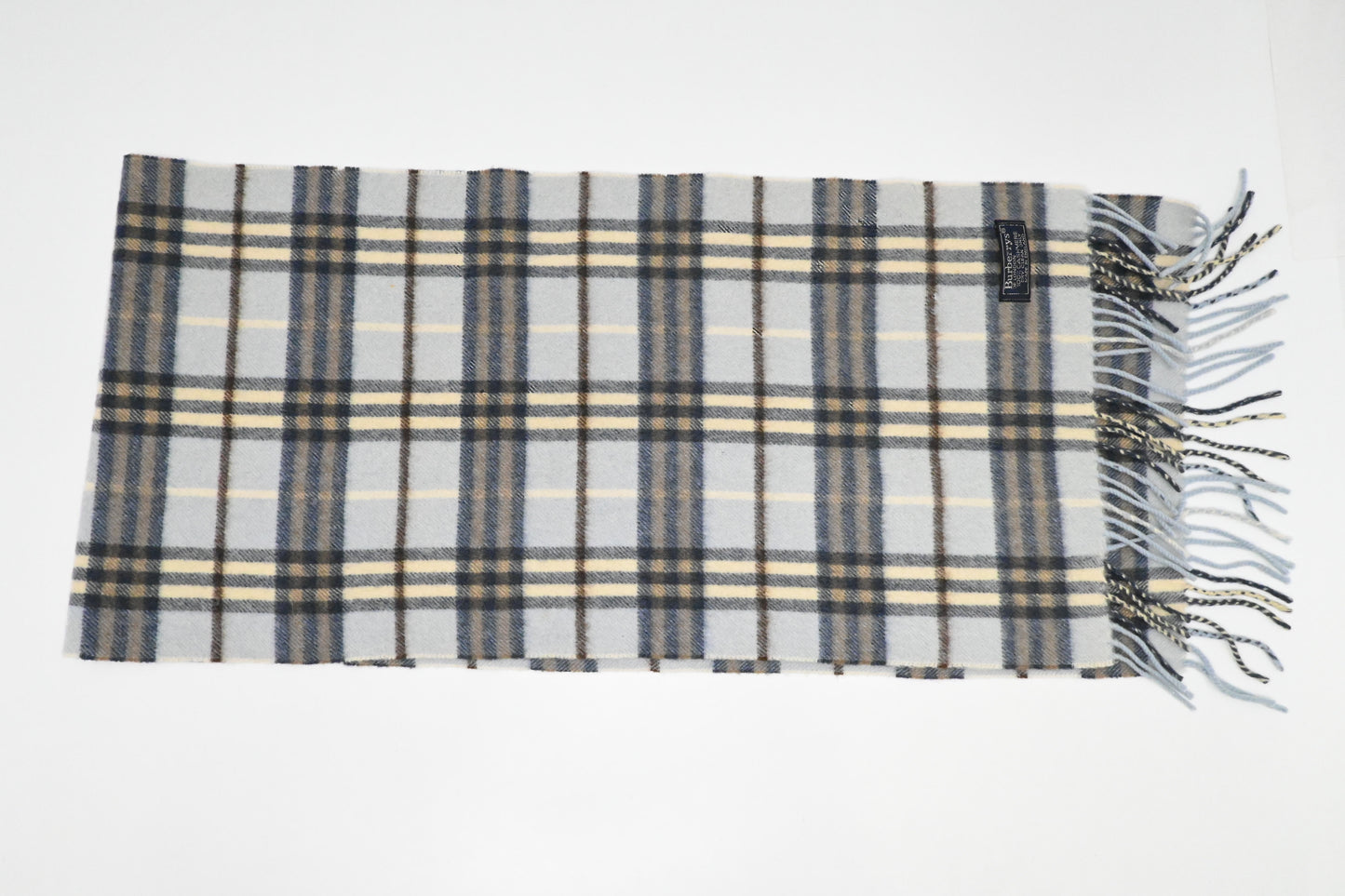 Burberry Scarf in Light Blue Cashmere