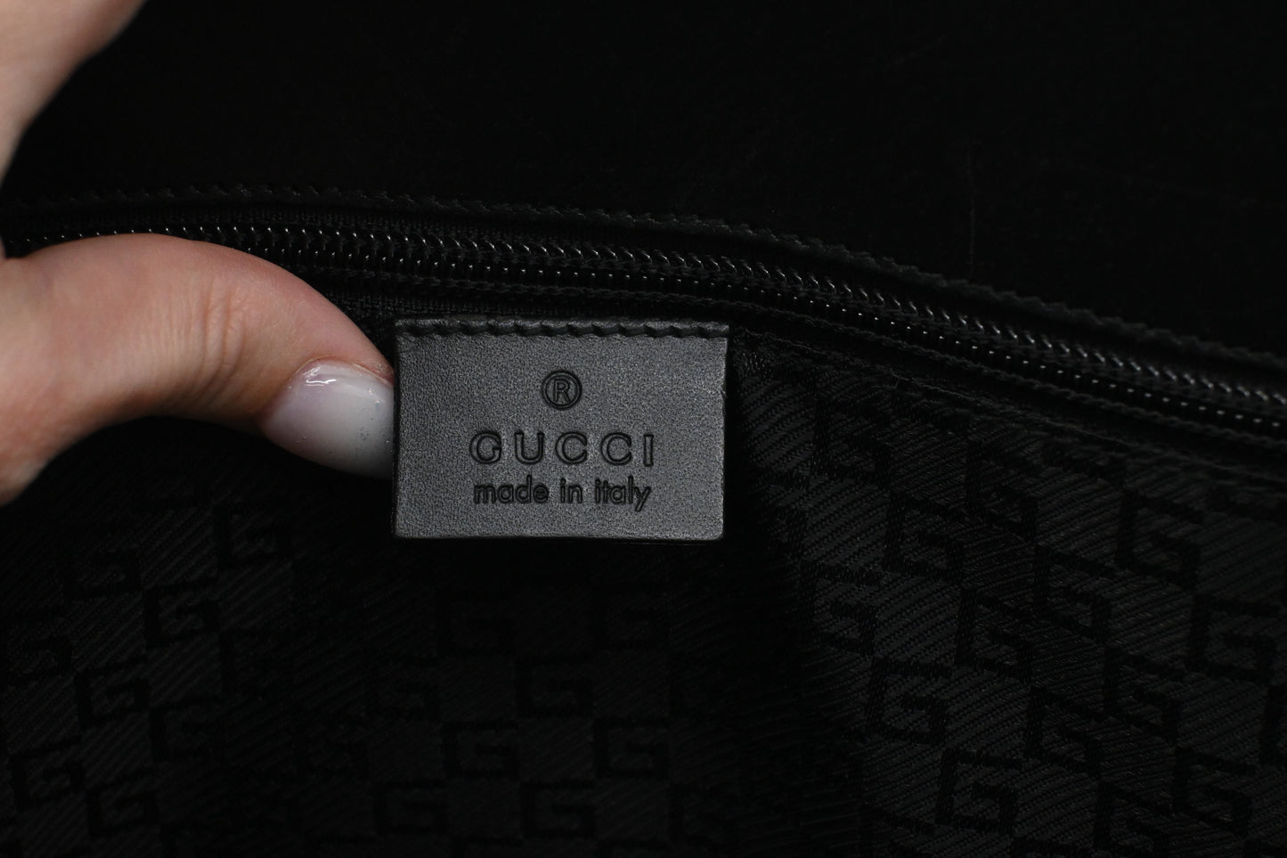 Gucci Business Bag in Black Canvas