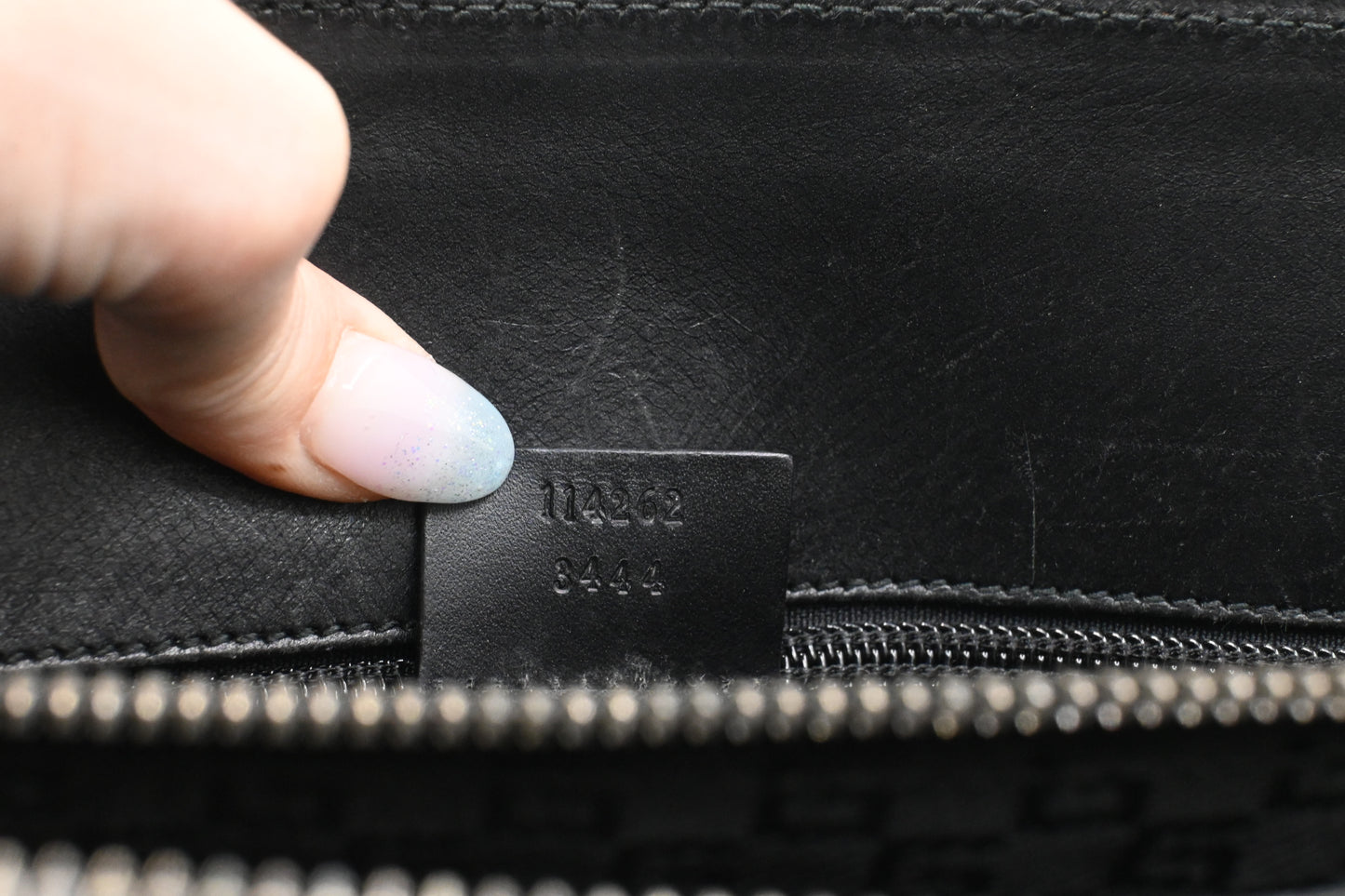 Gucci Business Bag in Black Canvas