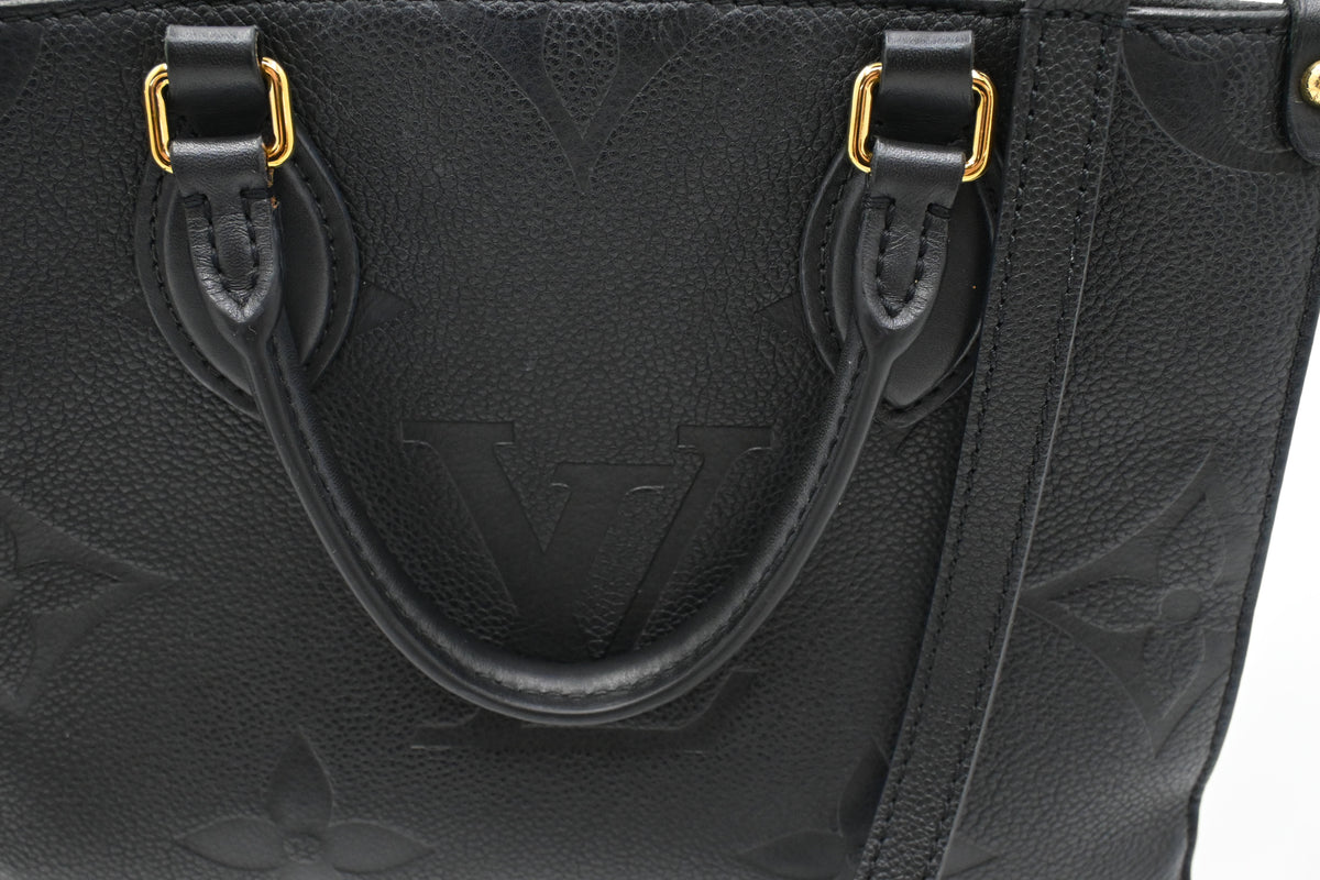 Louis Vuitton OnTheGo PM in Black Empreinte Leather