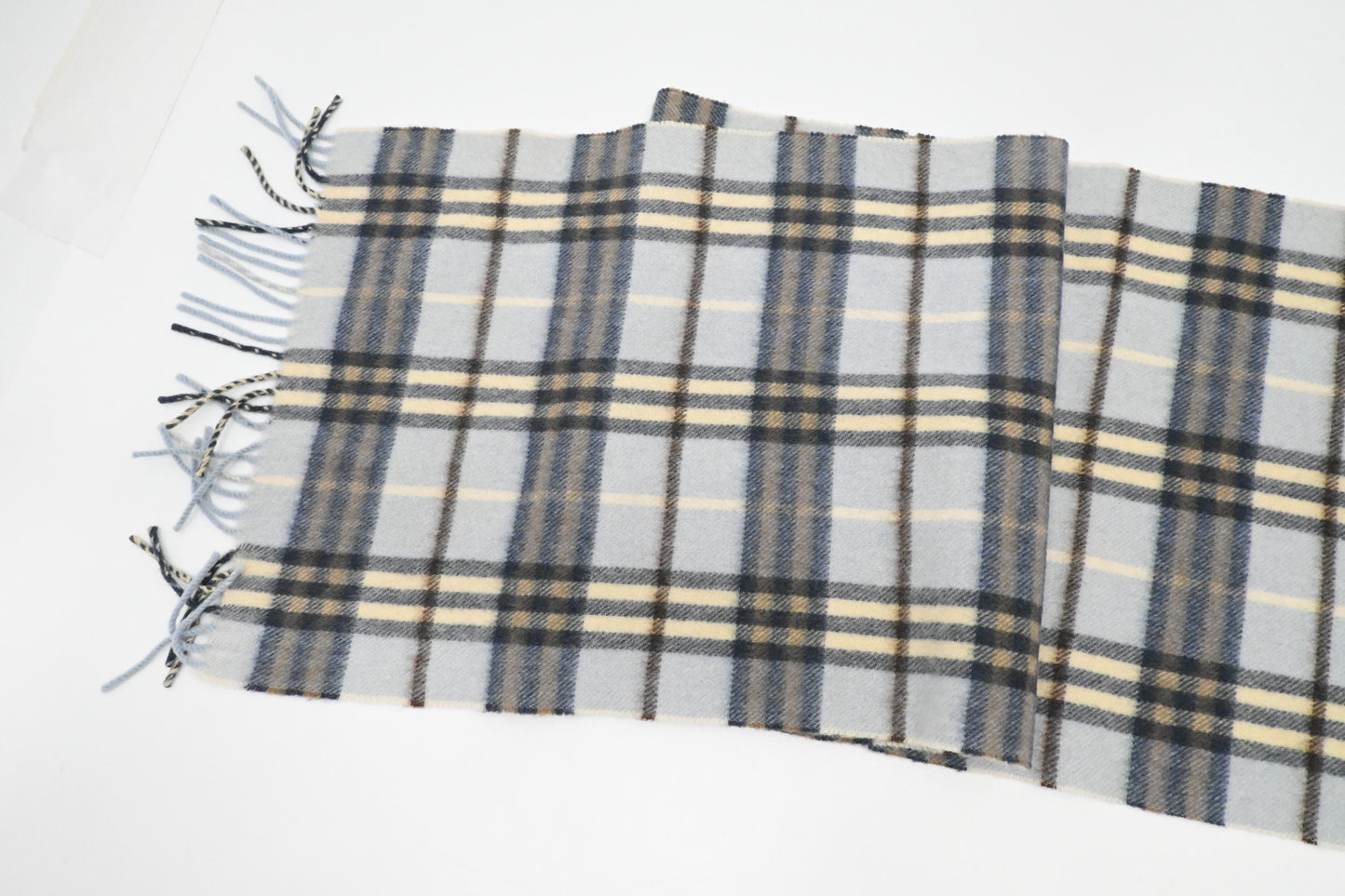 Burberry Scarf in Light Blue Cashmere