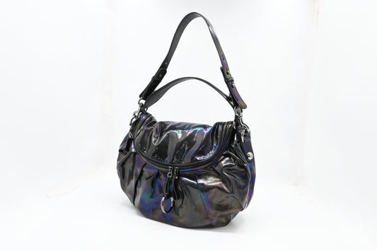 Gucci Iconbit Hobo Bag in Iridescent Patent Leather