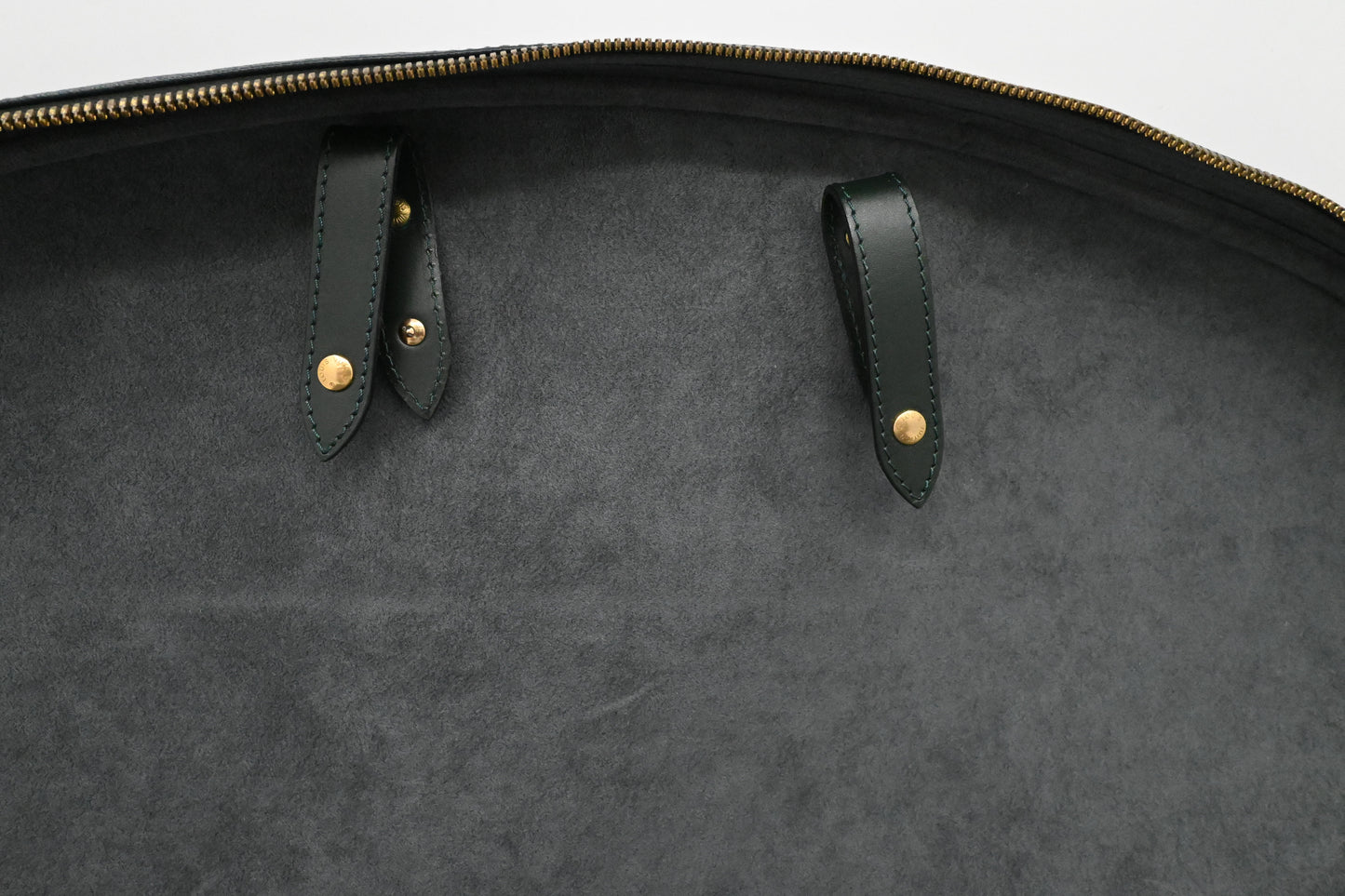 Louis Vuitton Helanga Travel Bag in Green Taiga Leather