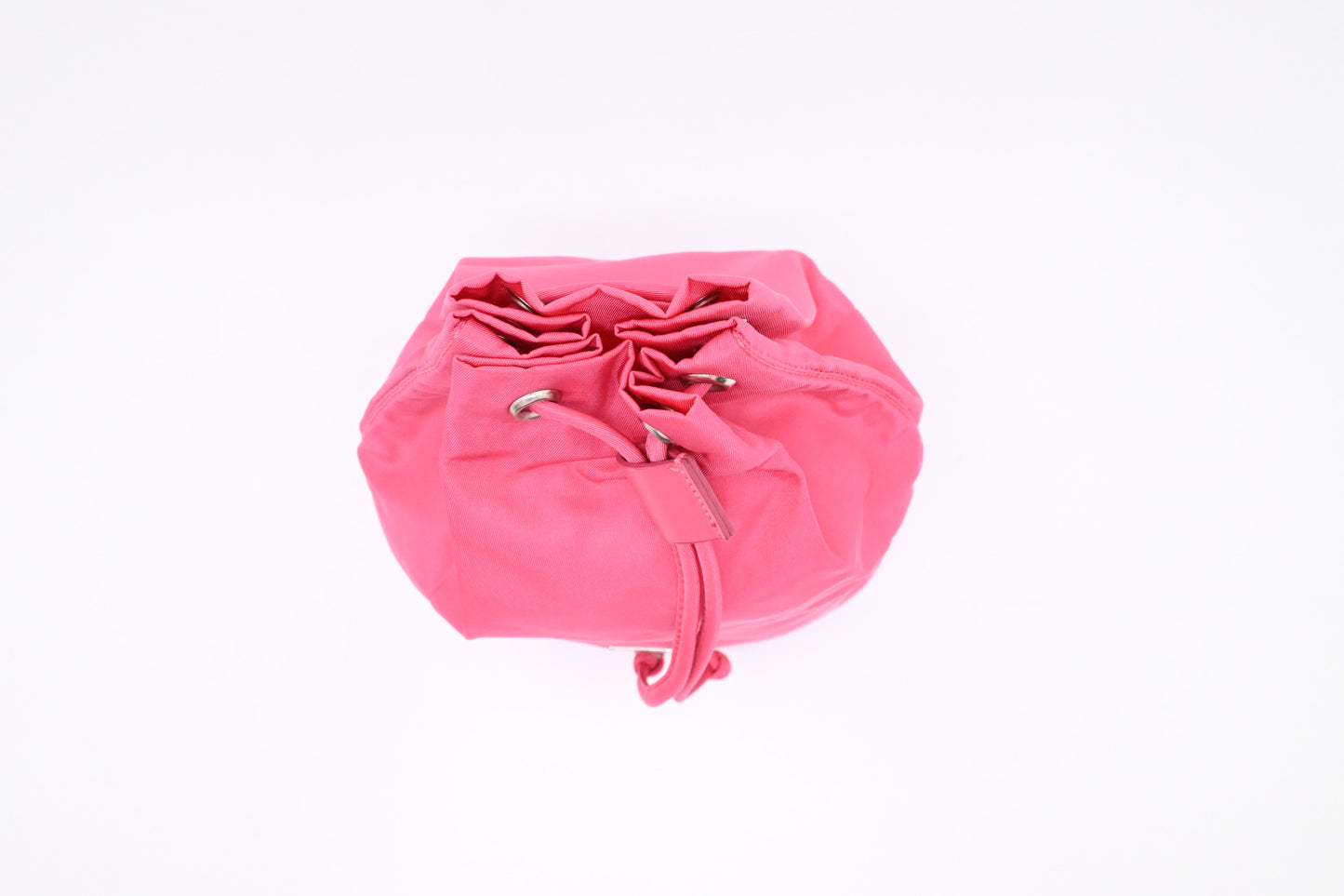 Prada Necessaire Bucket Pouch in Pink Nylon