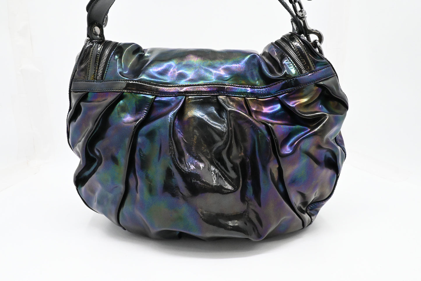 Gucci Iconbit Hobo Bag in Iridescent Patent Leather