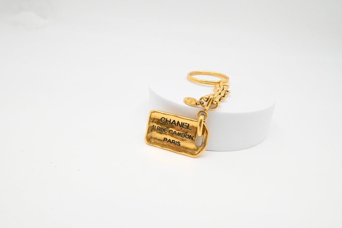 Chanel Tag Key Charm