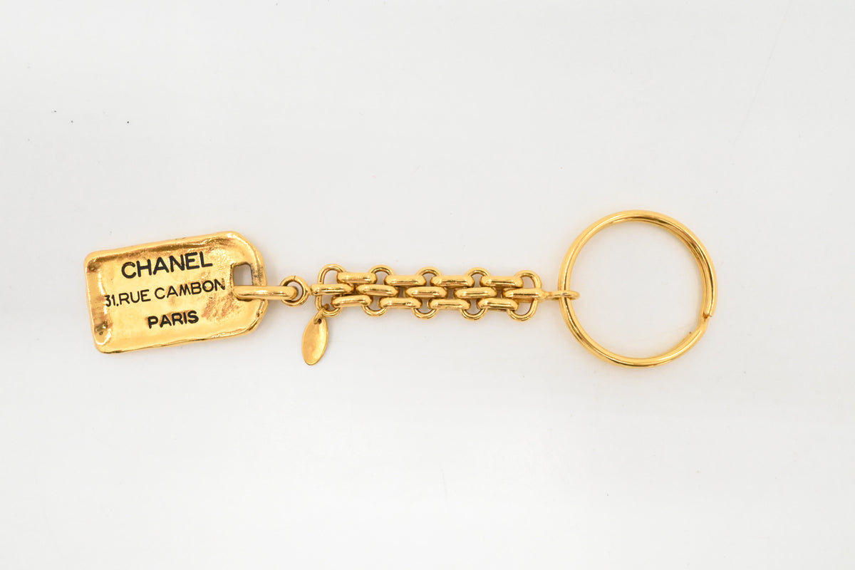 Chanel Tag Key Charm