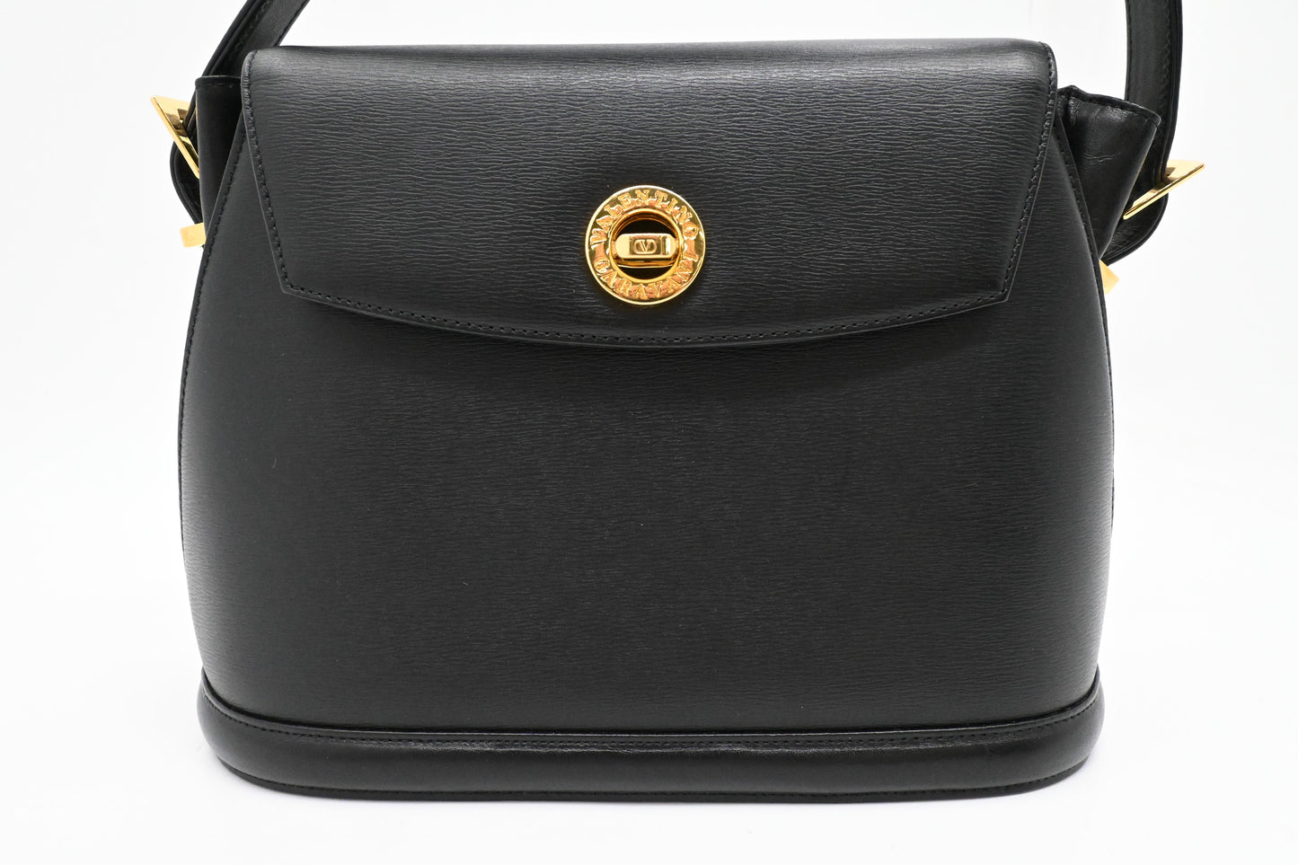 Valentino 2way Bag in Black Leather