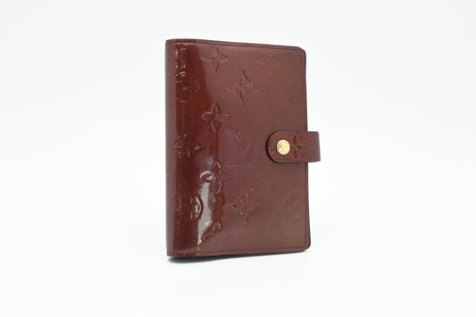Louis Vuitton Agenda PM in Rouge Fauviste Vernis Leather
