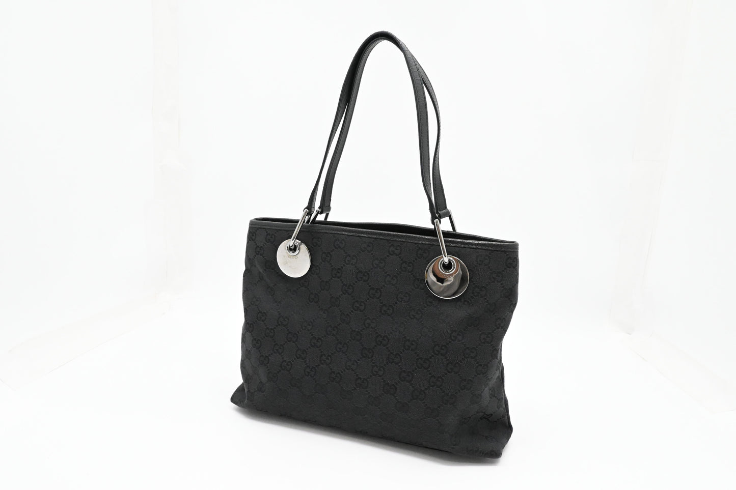Gucci Tote in Black GG Canvas