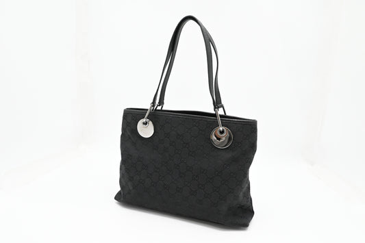 Gucci Tote in Black GG Canvas
