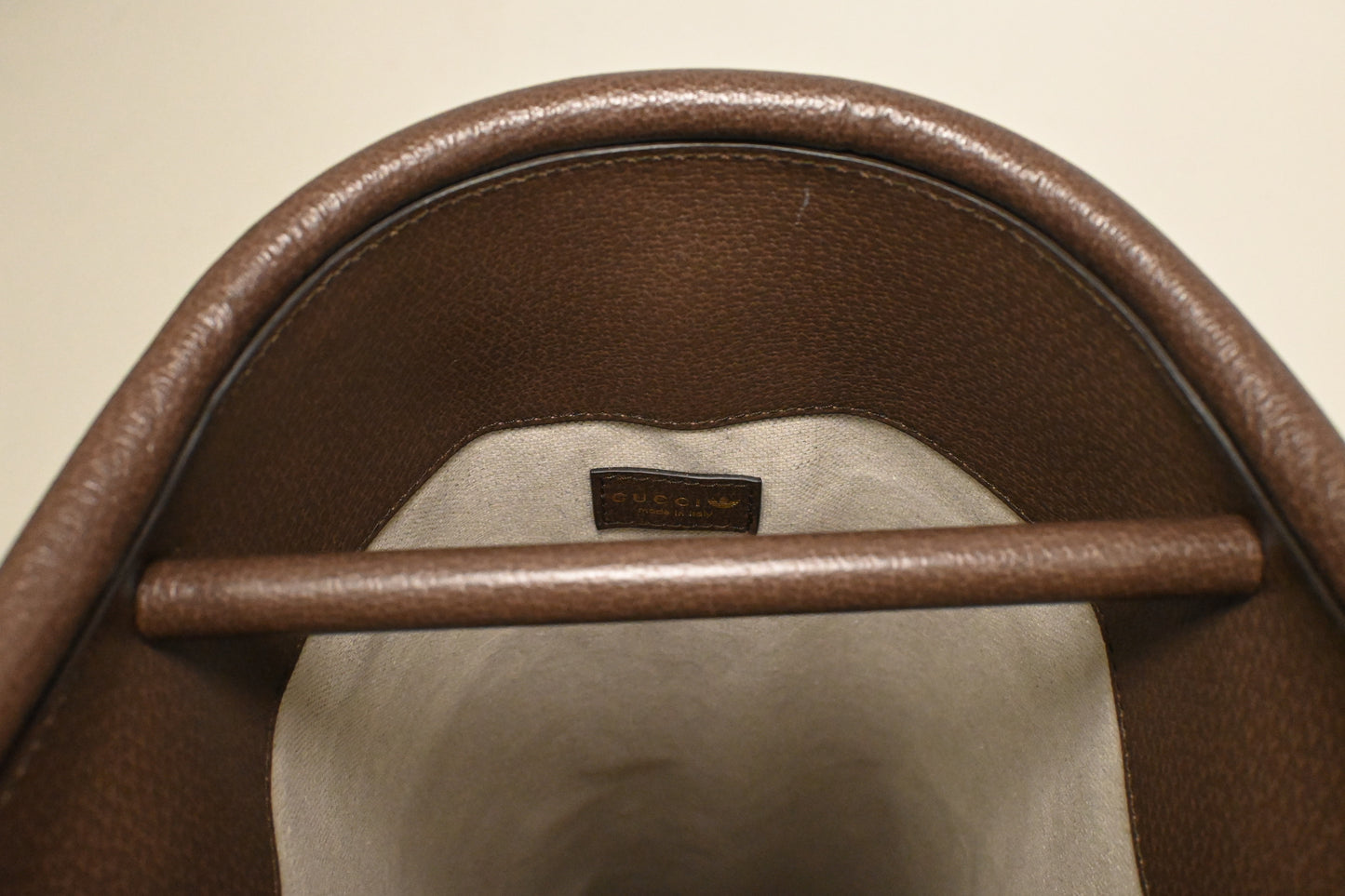 Gucci x Adidas Golf Caddy Bag in Yellow Coated Canvas