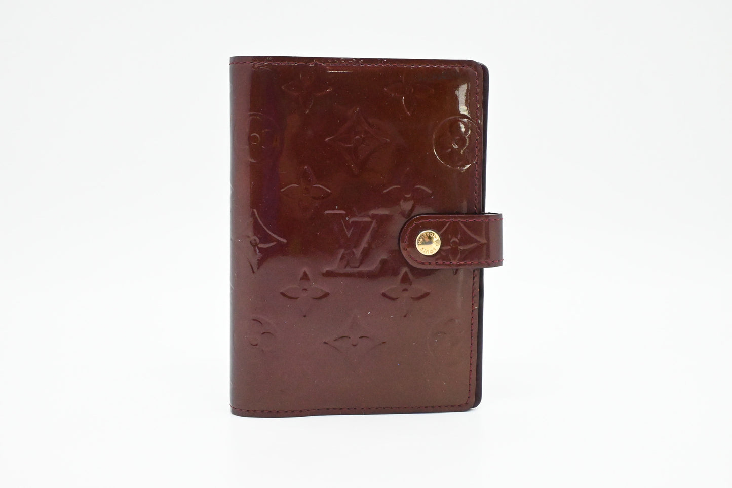 Louis Vuitton Agenda PM in Rouge Fauviste Vernis Leather
