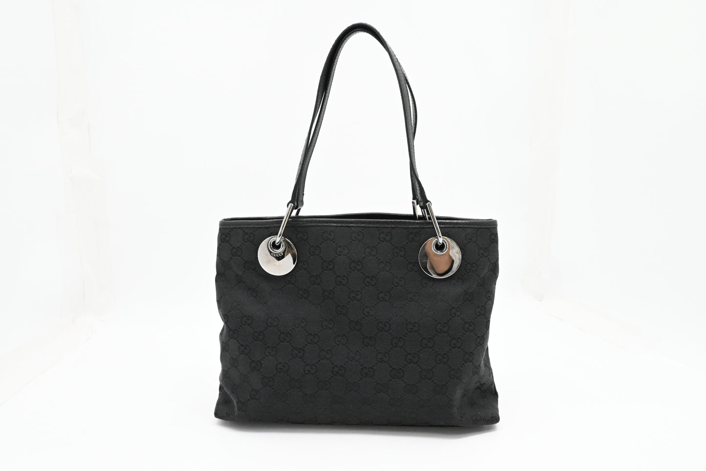 Gucci Tote in Black GG Canvas