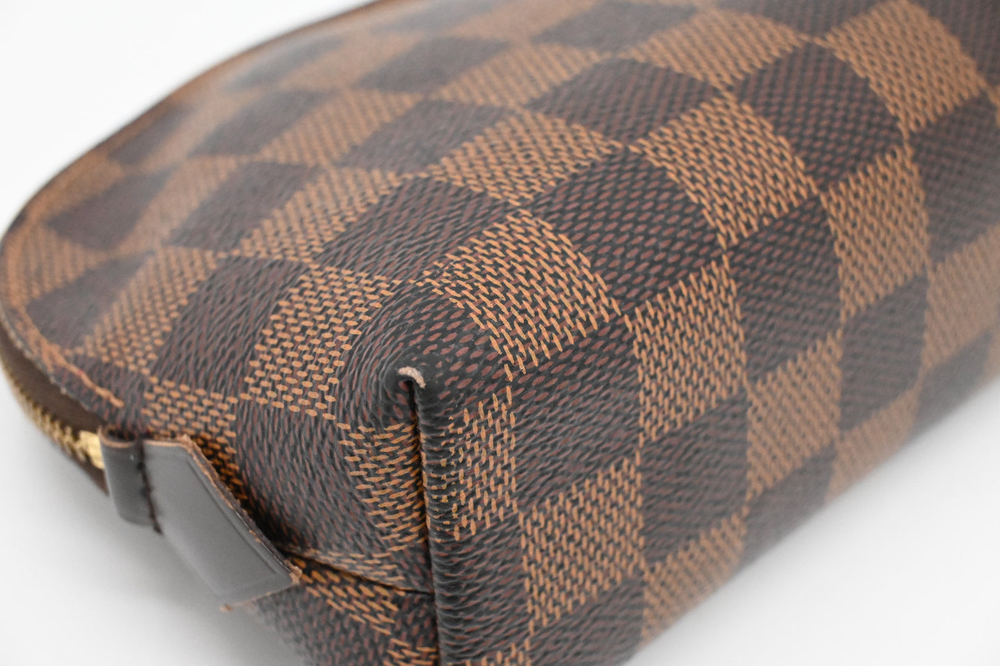 Louis Vuitton Pochette Cosmetique in Damier Ebene Canvas