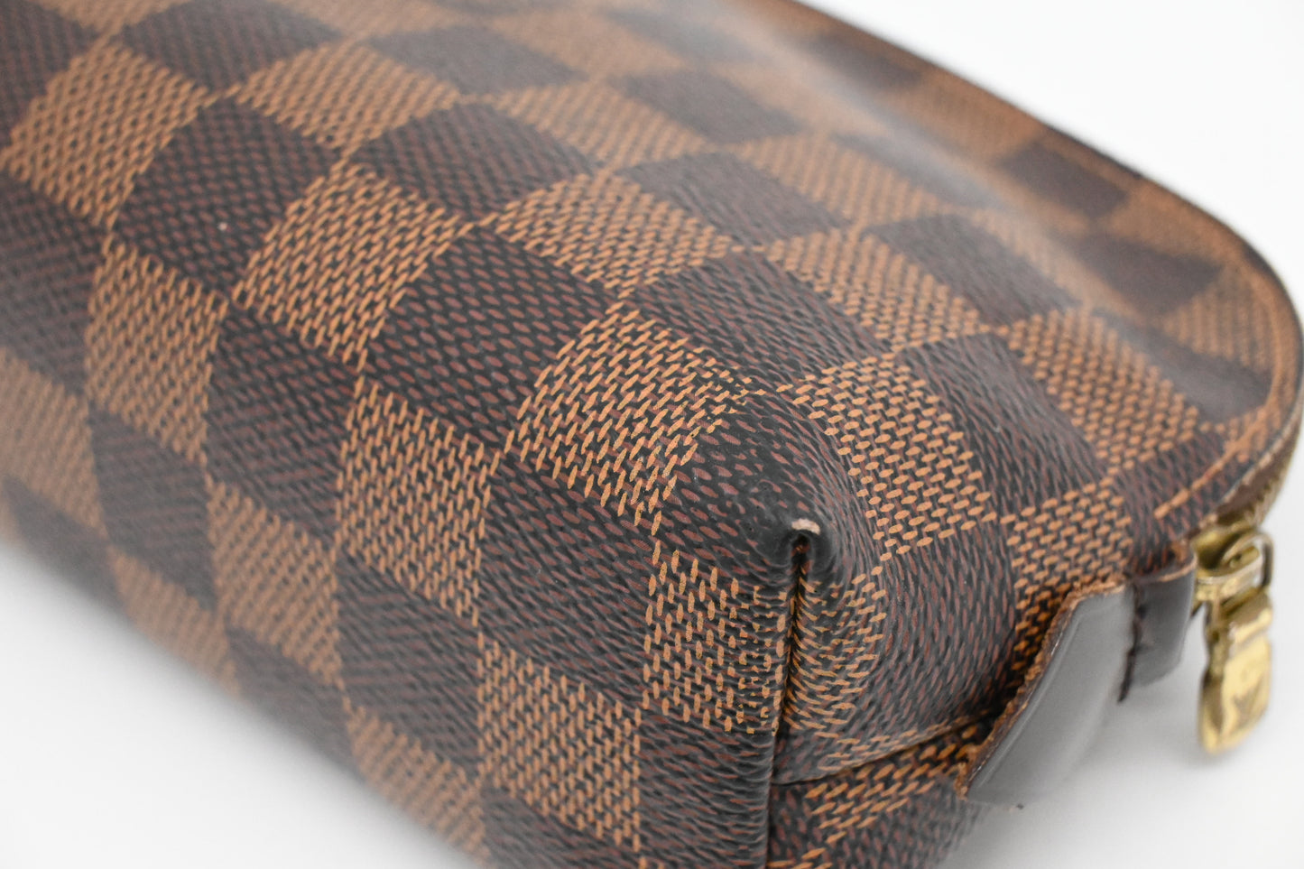 Louis Vuitton Pochette Cosmetique in Damier Ebene Canvas