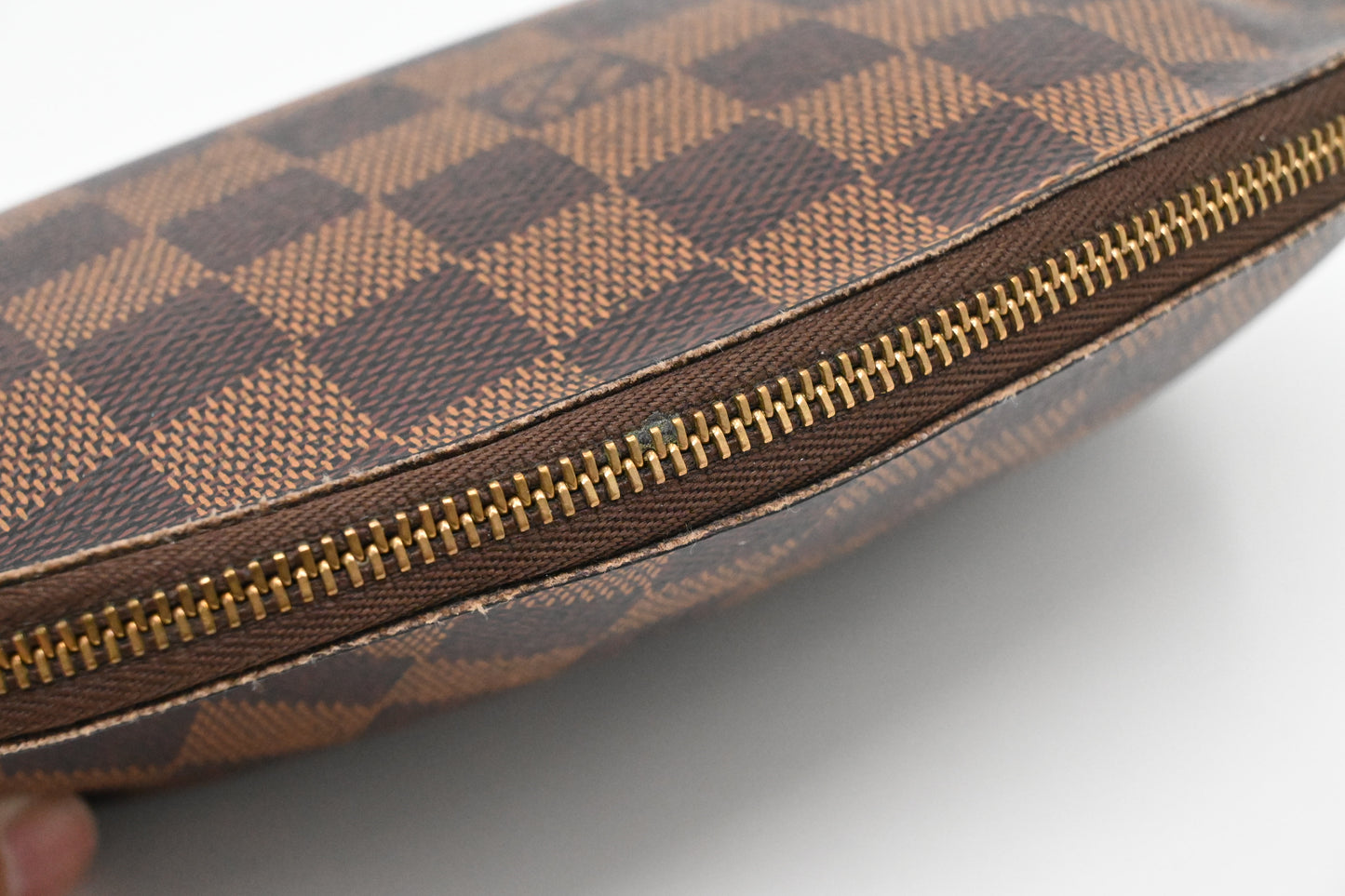Louis Vuitton Pochette Cosmetique in Damier Ebene Canvas