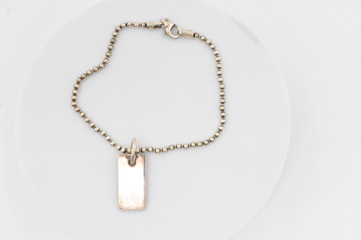 Gucci Ball Chain Bracelet in Sterling Silver