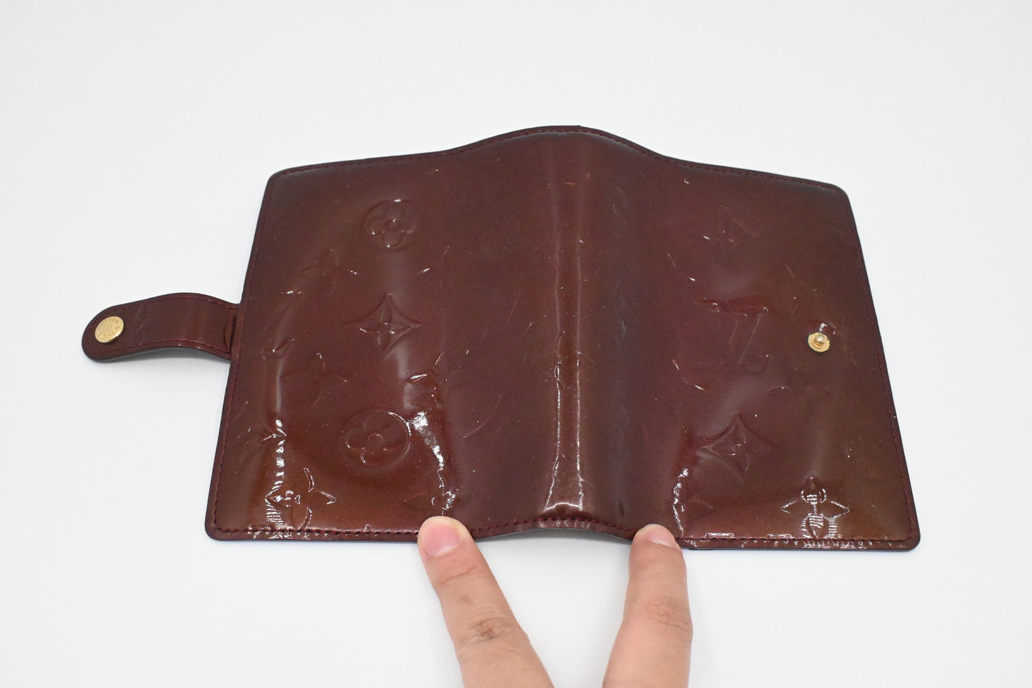 Louis Vuitton Agenda PM in Rouge Fauviste Vernis Leather
