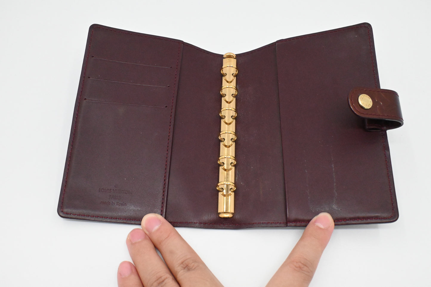 Louis Vuitton Agenda PM in Rouge Fauviste Vernis Leather
